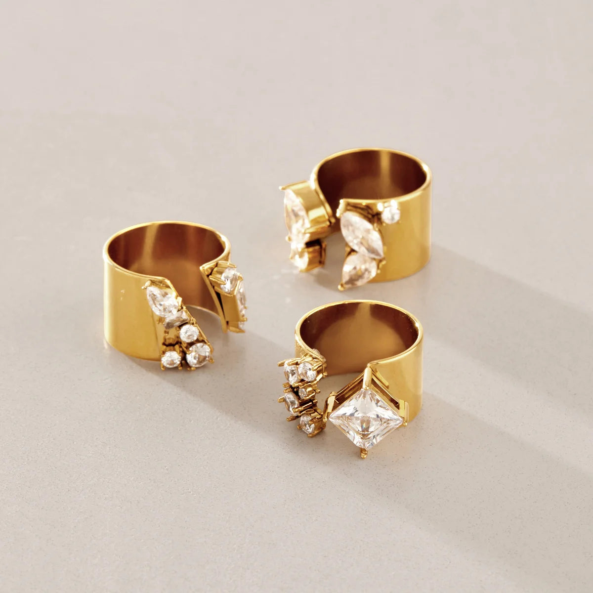 Chunky Vintage Cluster Ring — view 4