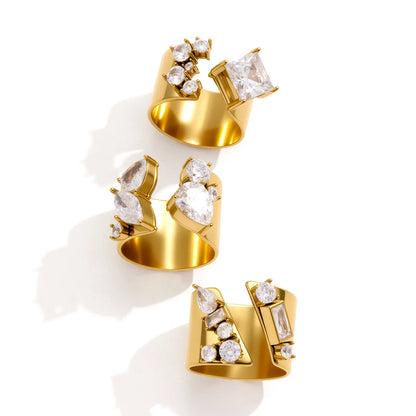 Chunky Vintage Cluster Ring — view 5