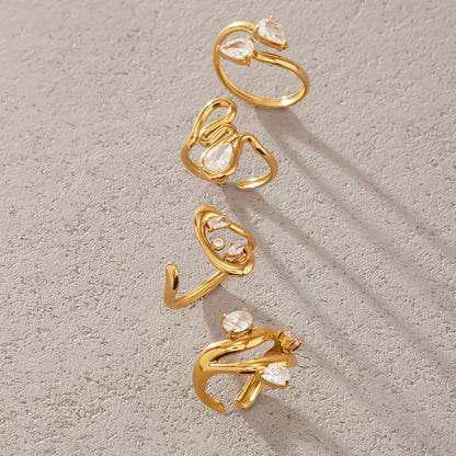 Chunky Bold Ring Set — view 4