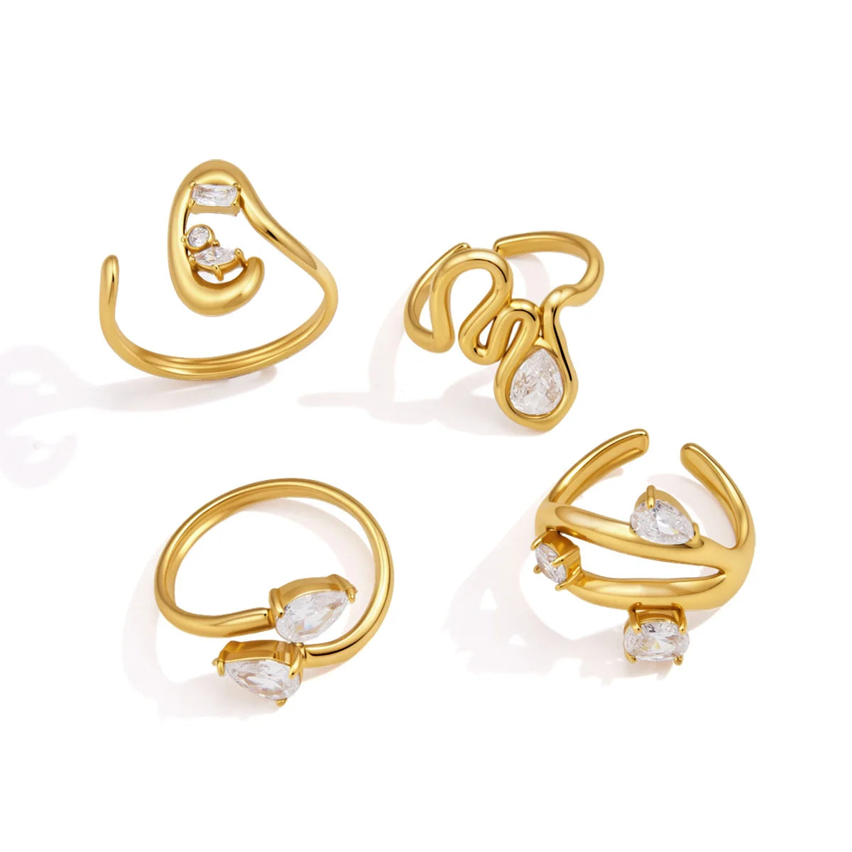 Chunky Bold Ring Set — view 5