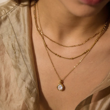 Minimalist Pendant Necklace — view 3