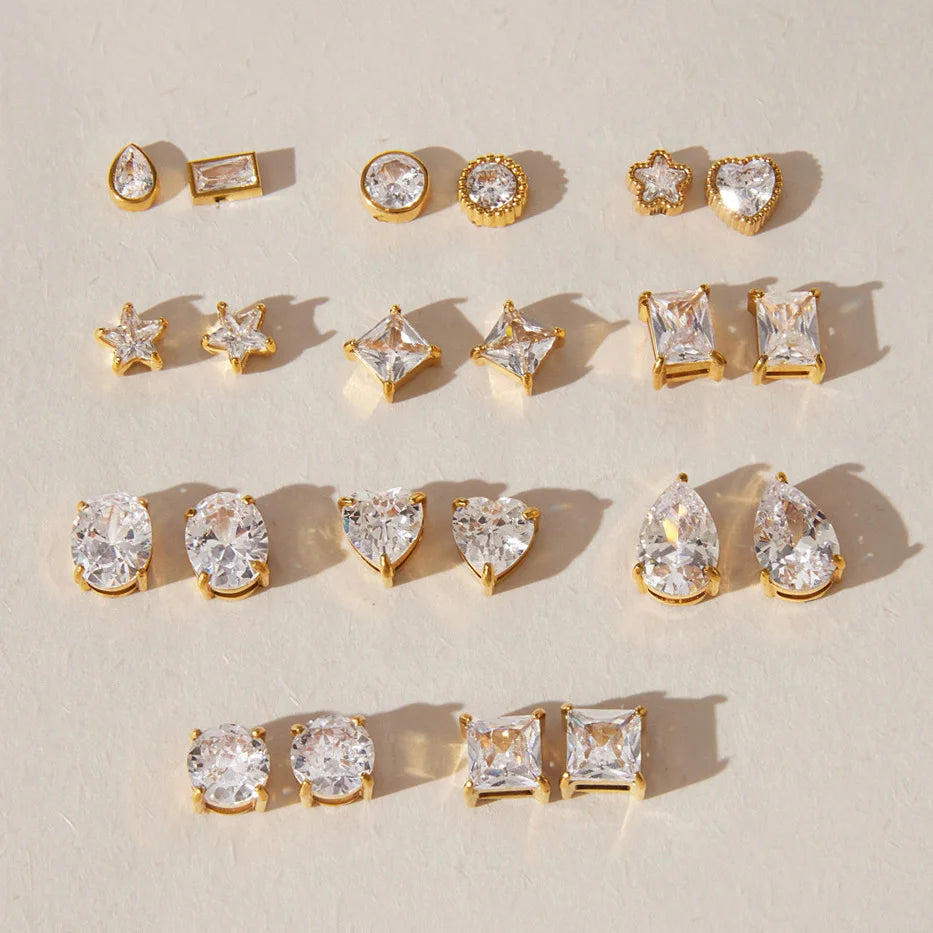 Celestial Stud Earrings