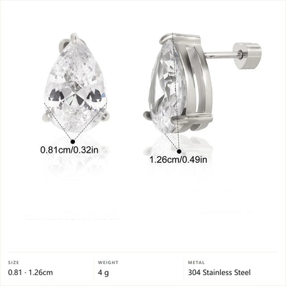 Celestial Stud Earrings — Style 19 · Silver