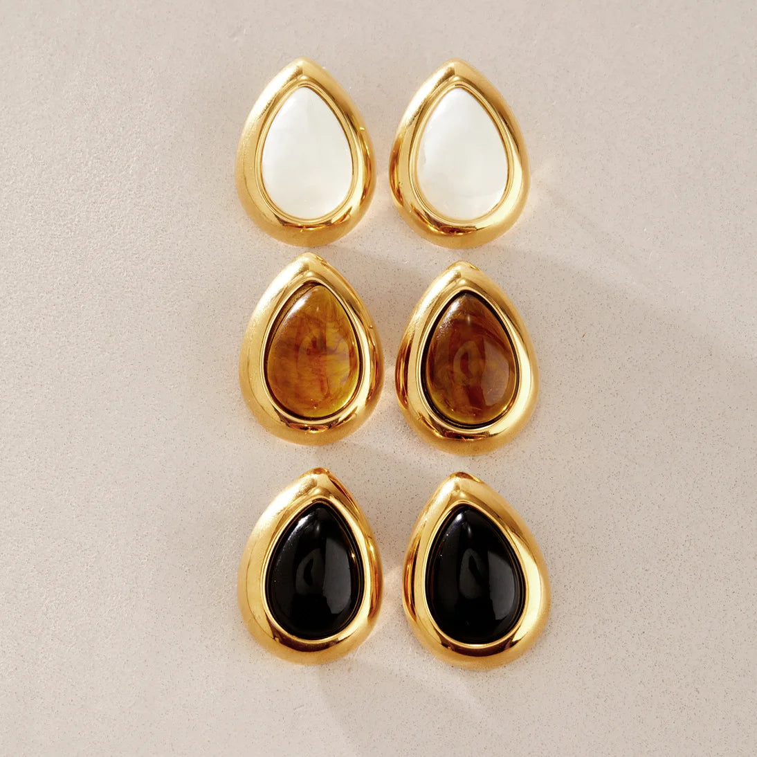 Teardrop Resin Earrings