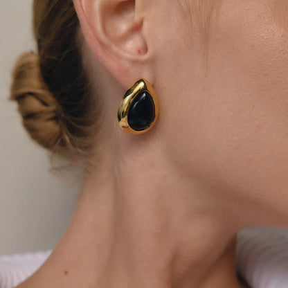 Teardrop Resin Earrings — view 3