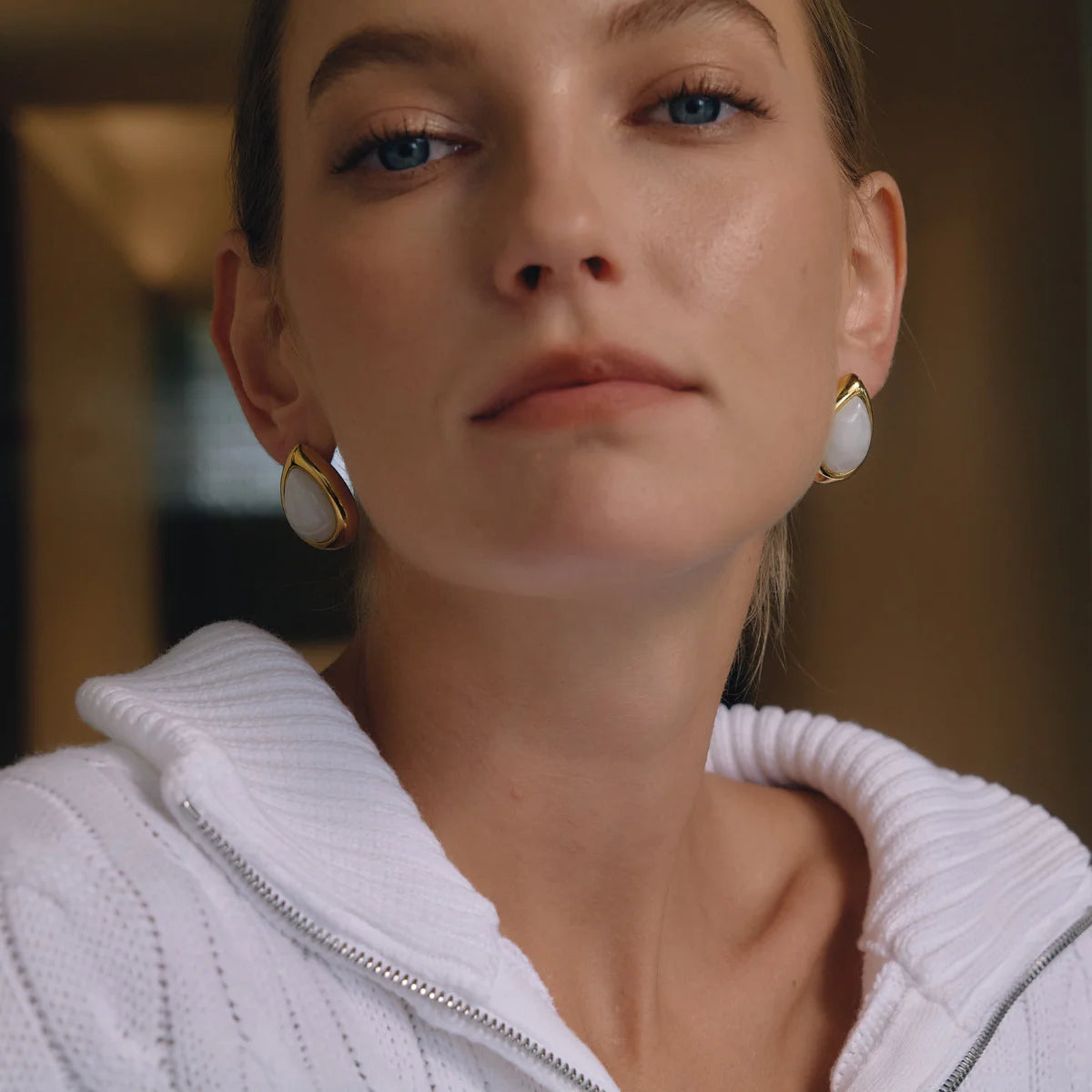 Teardrop Resin Earrings — view 4