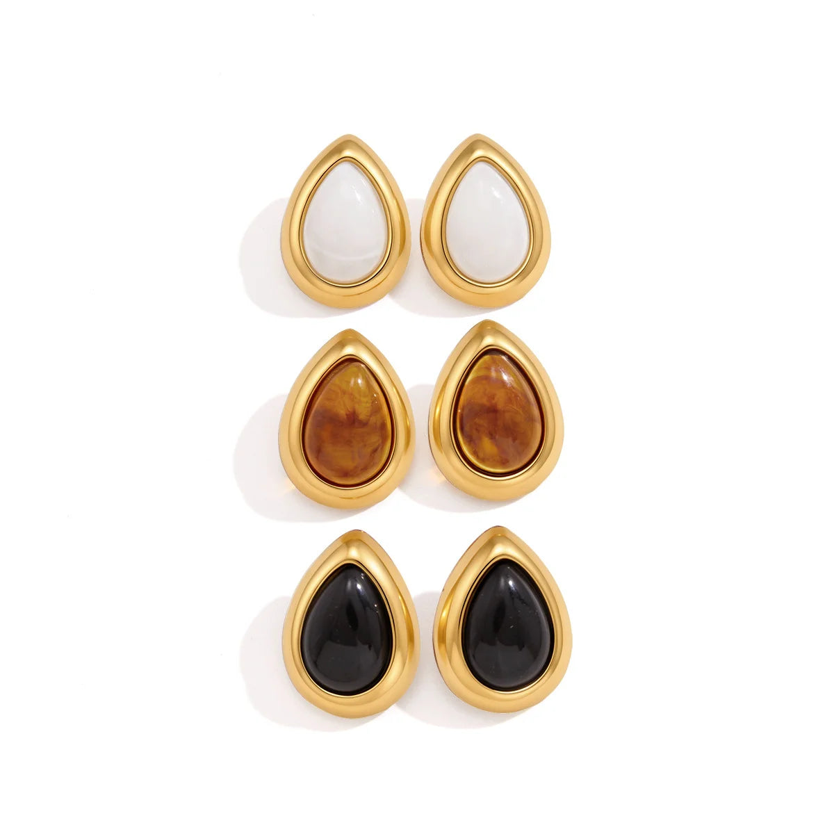 Teardrop Resin Earrings — view 5