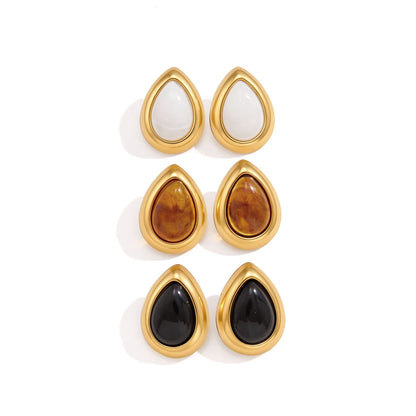 Teardrop Resin Earrings — view 5
