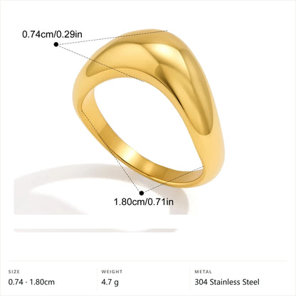 Dome Ring — Dome · Gold · 7