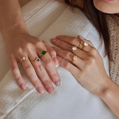 Cushion Bezel Ring — view 2