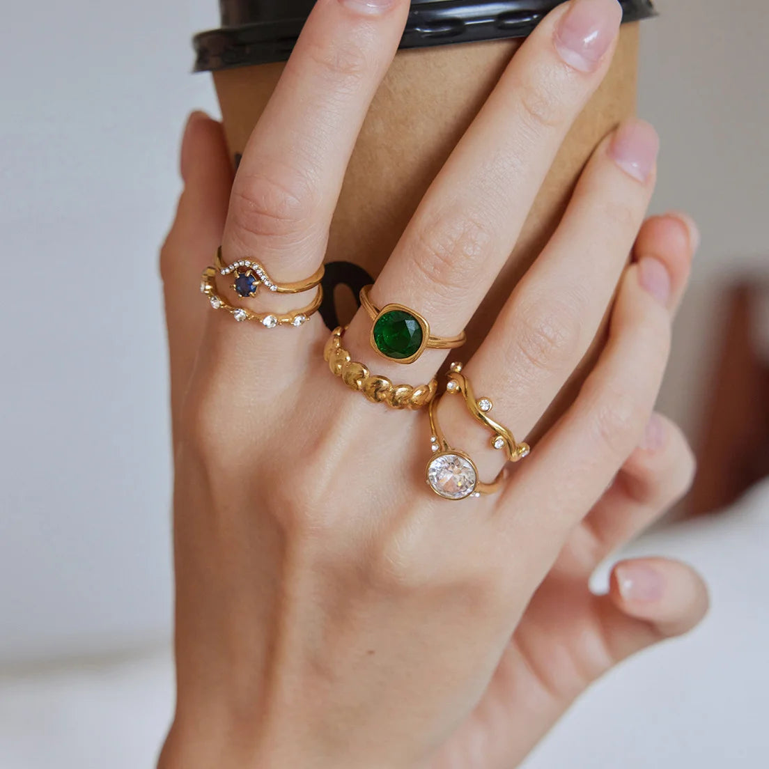 Cushion Bezel Ring — view 3