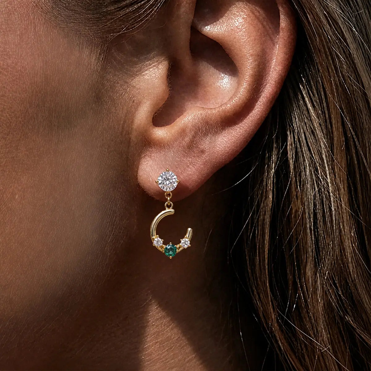 U Shaped Horseshoe Jewelry Set — view 7