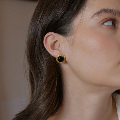 Braided Stud Earrings — view 2