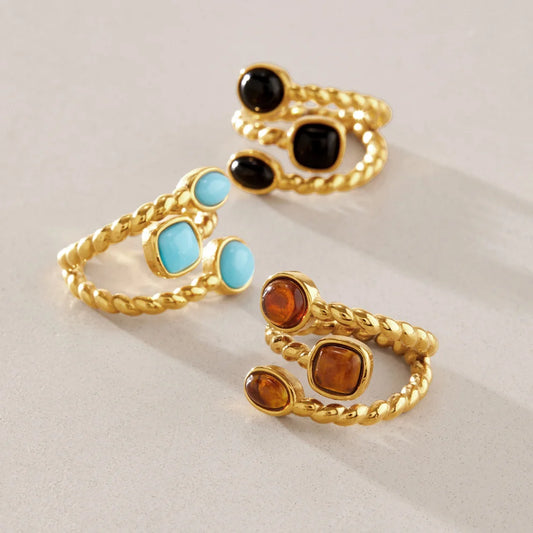 Twisted Rope Trio Ring