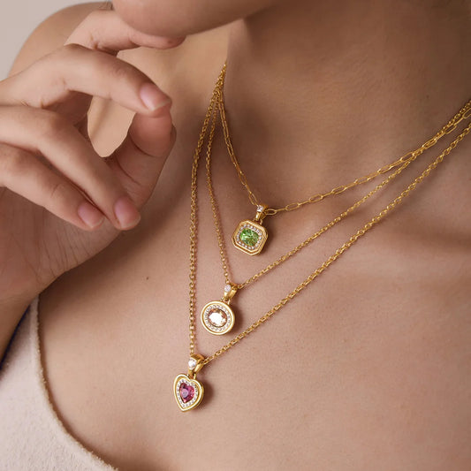 Halo Pendant Necklace — view 2