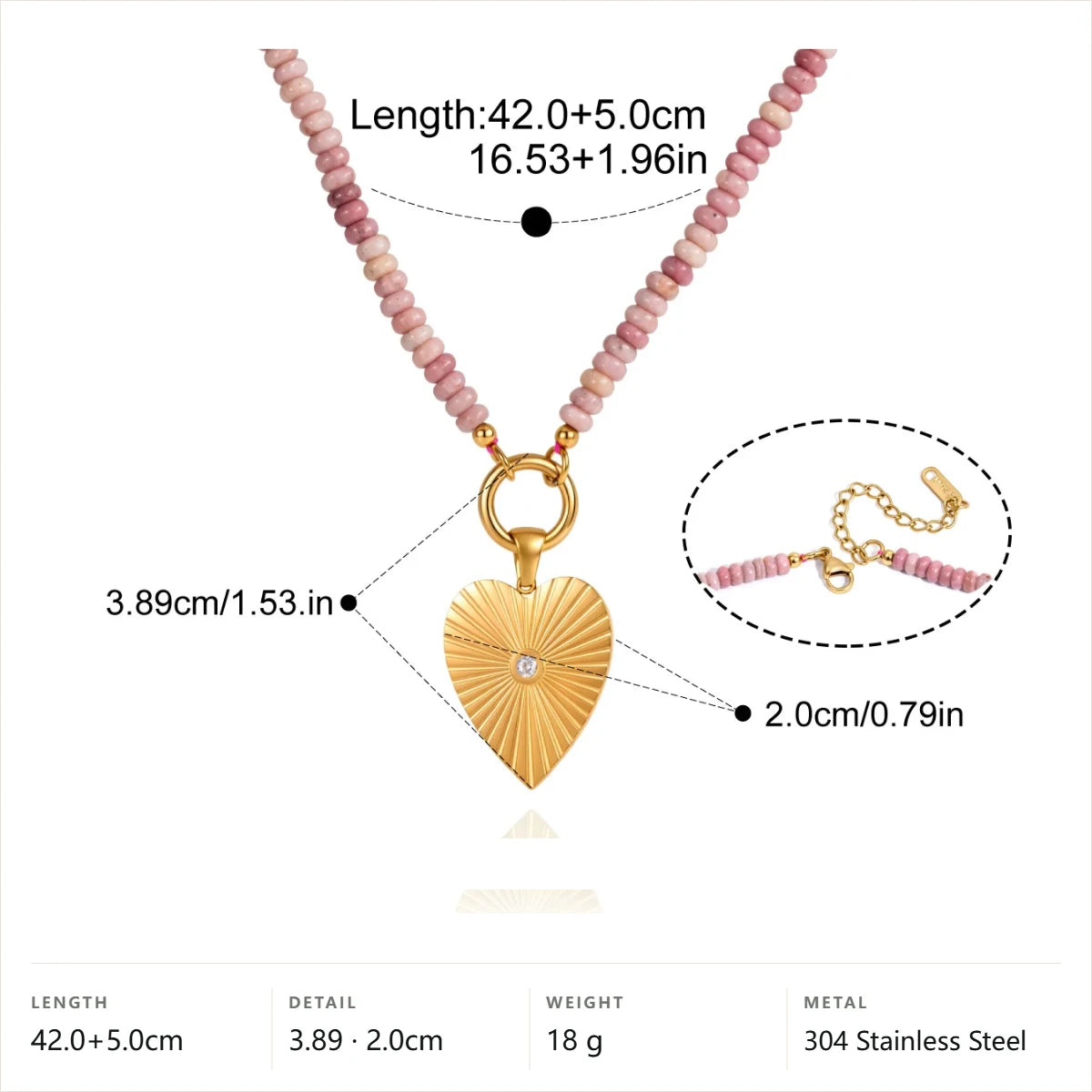 Evil Eye Sunburst Pendant Necklace — Rhodonite · Gold