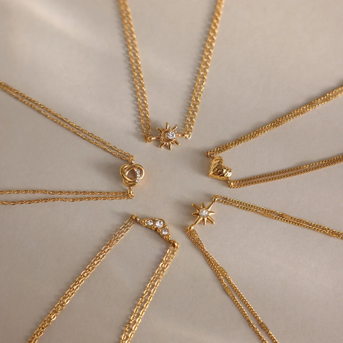 Celestial Layered Chain Bracelet