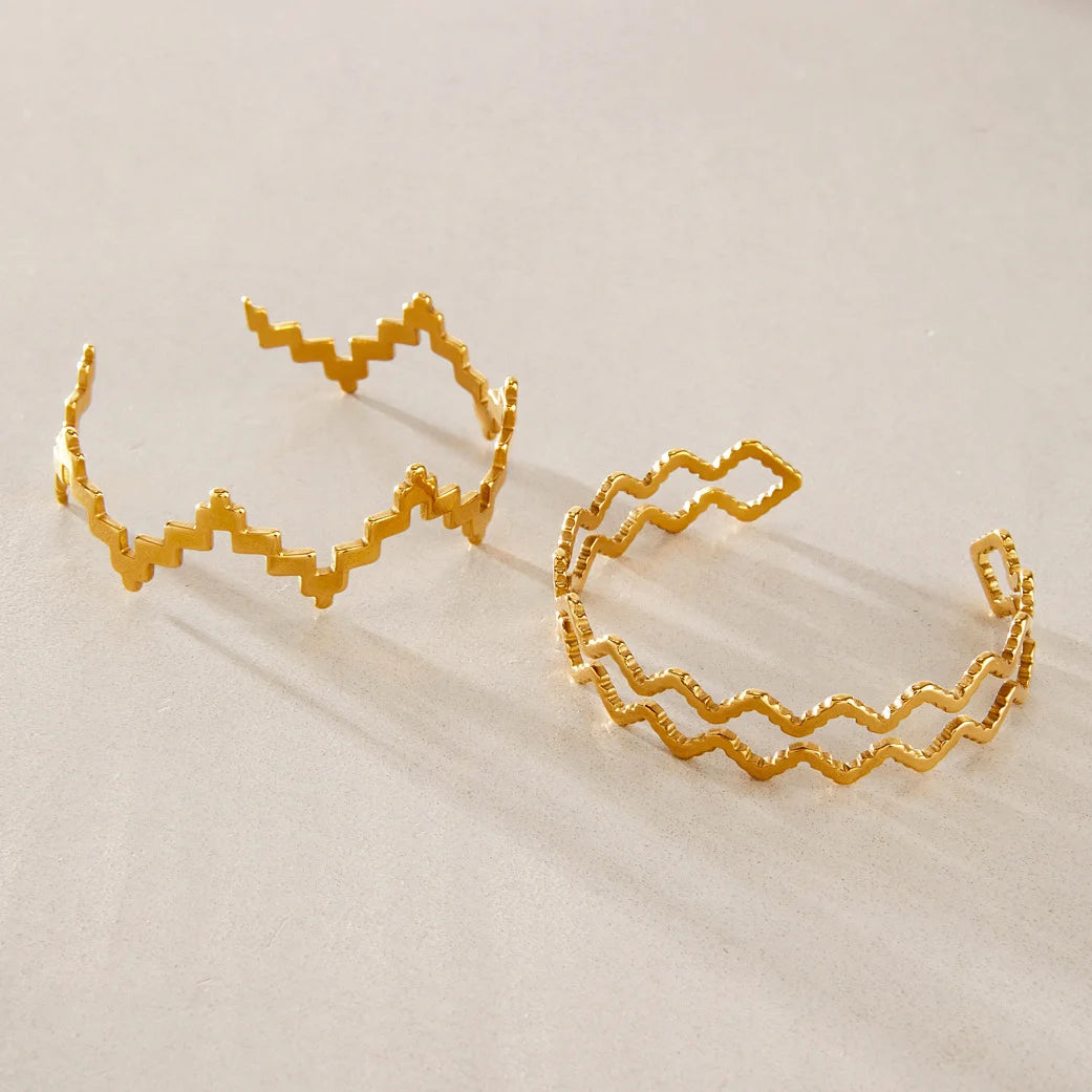 Chunky Zigzag Chain Bracelet