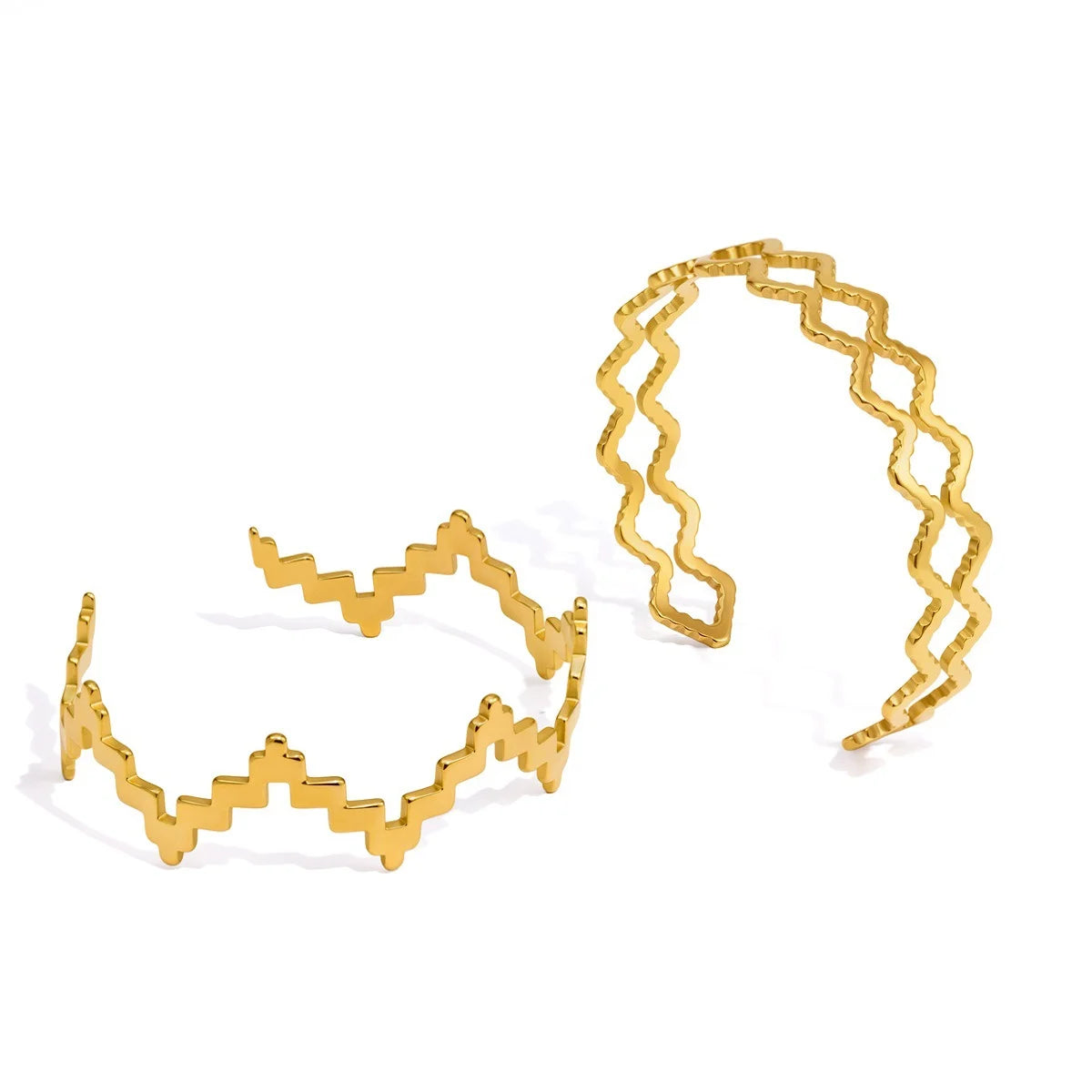Chunky Zigzag Chain Bracelet — view 4