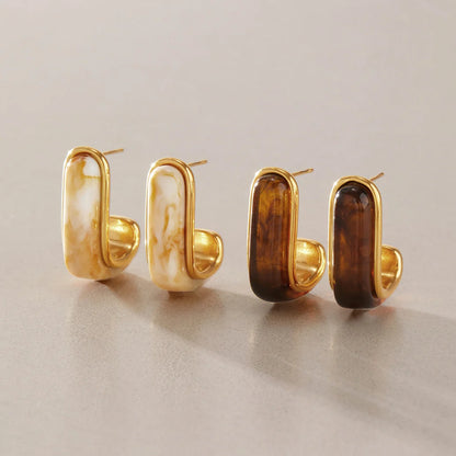 Chunky Resin Hoops