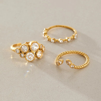 Twisted Rope Cuff and Ring Set — view 4