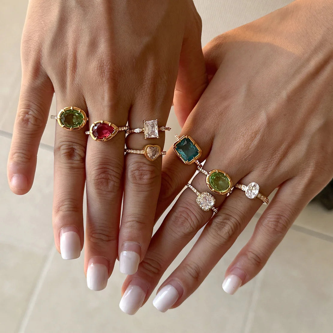 Mixed Cut Multi Shape Ring — view 3