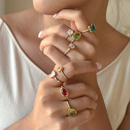 Mixed Cut Multi Shape Ring — view 2
