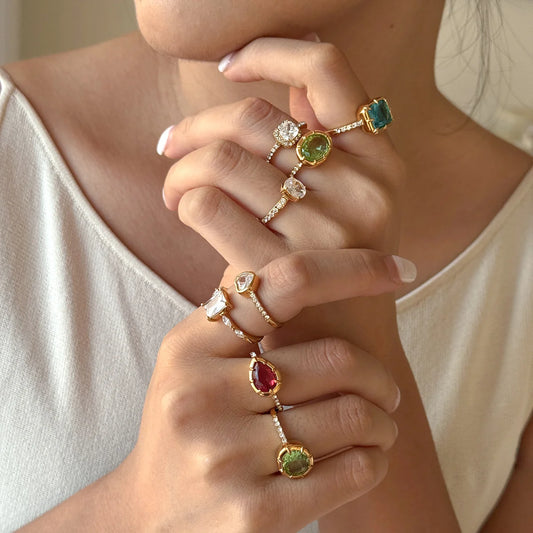 Mixed Cut Multi Shape Ring — view 2