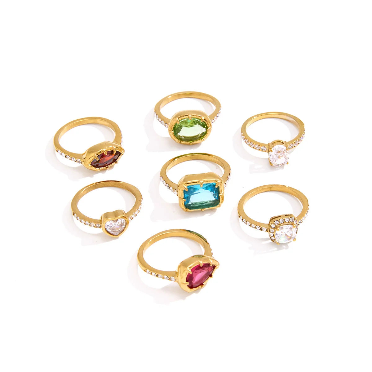 Mixed Cut Multi Shape Ring — view 5