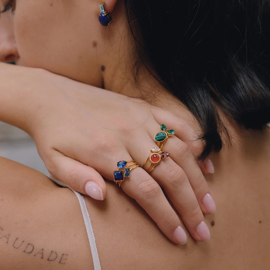 Birthstone Multi-Cut Ring — view 3