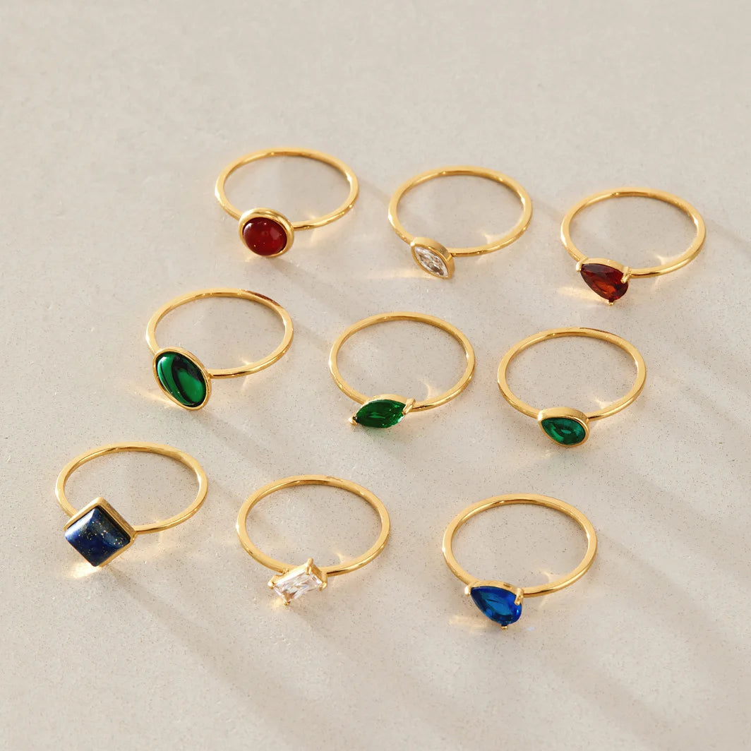 Birthstone Multi-Cut Ring — view 4