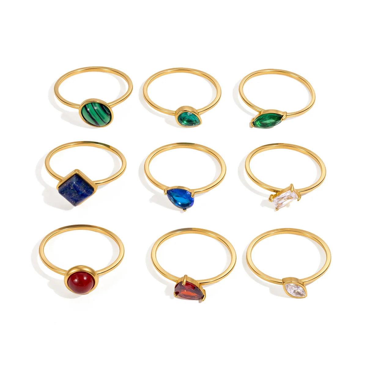 Birthstone Multi-Cut Ring — view 5