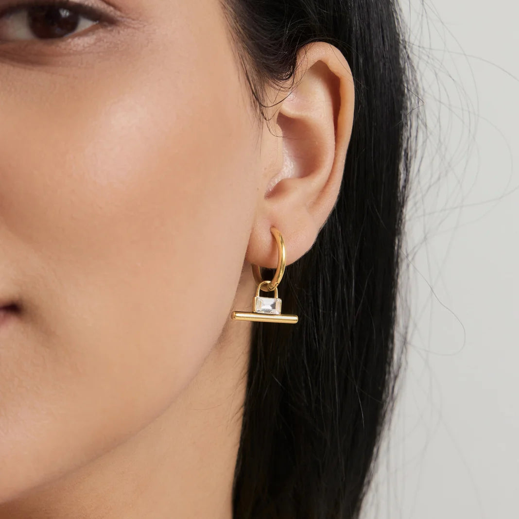 Geometric Bar Link Jewelry Set — view 3