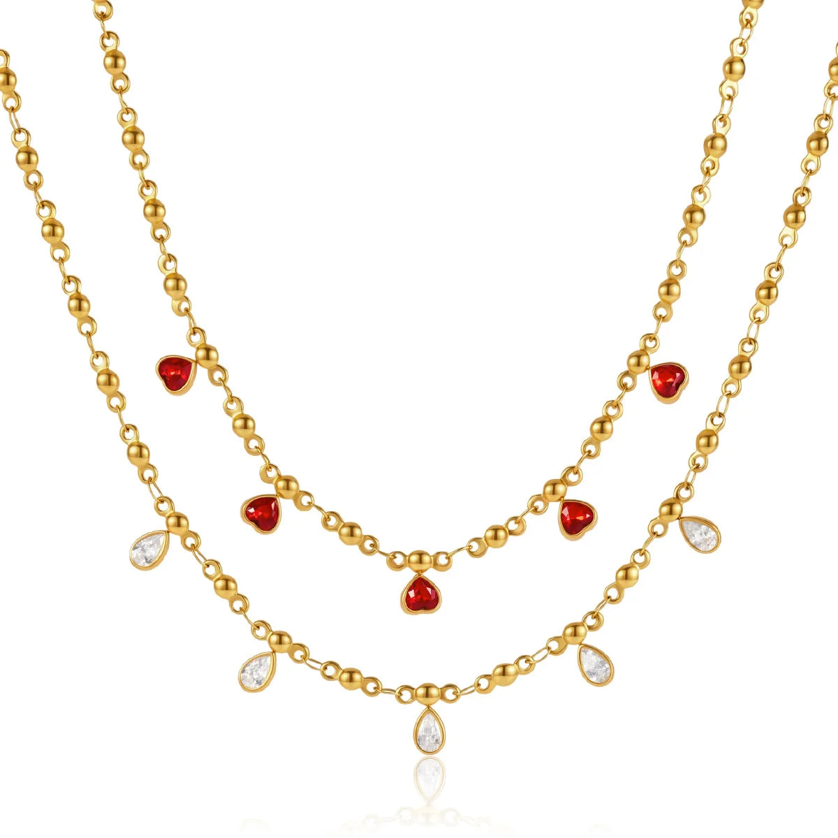 Teardrop Heart Necklace — view 5