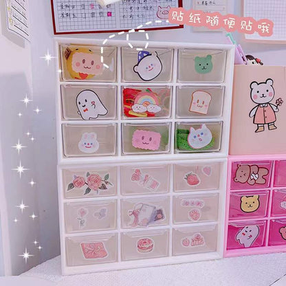 9 Drawer Container，jewelry collection box